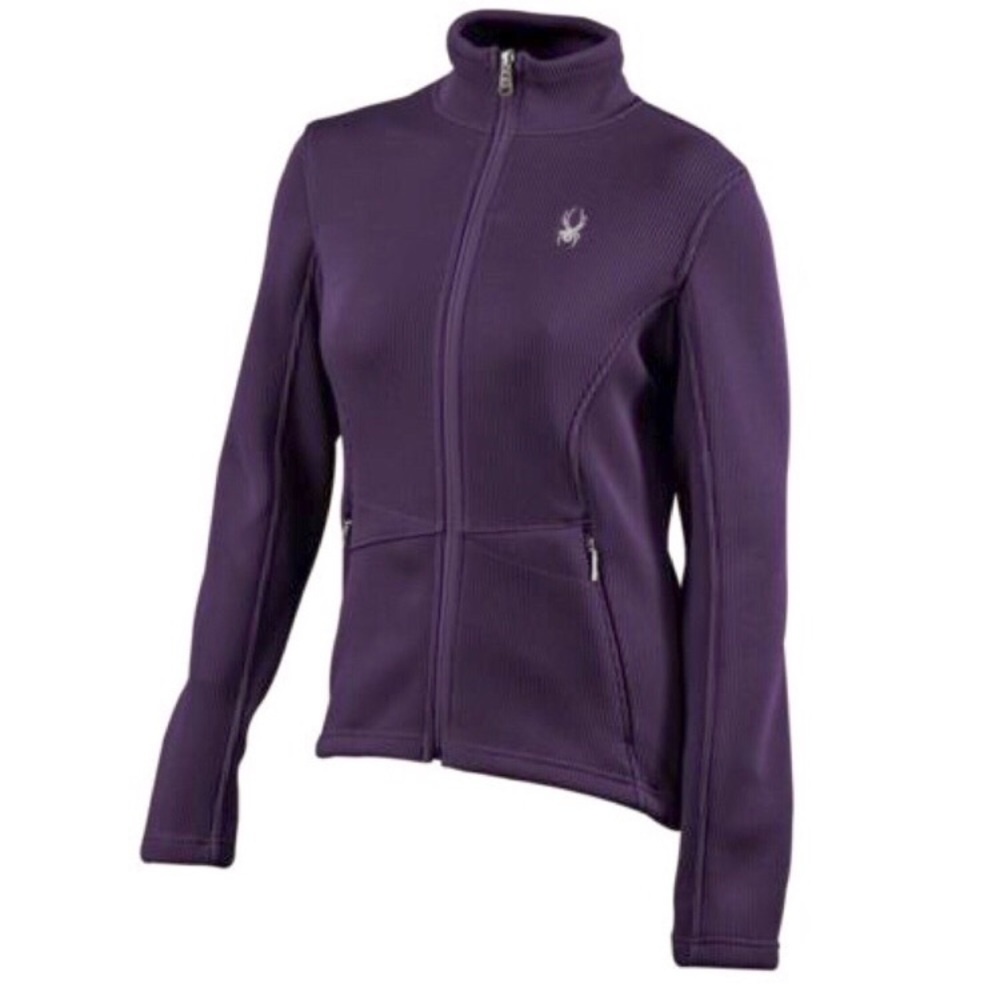 Spyder Full Zip Jacket - BROWN - Medium - Picture 9 of 13